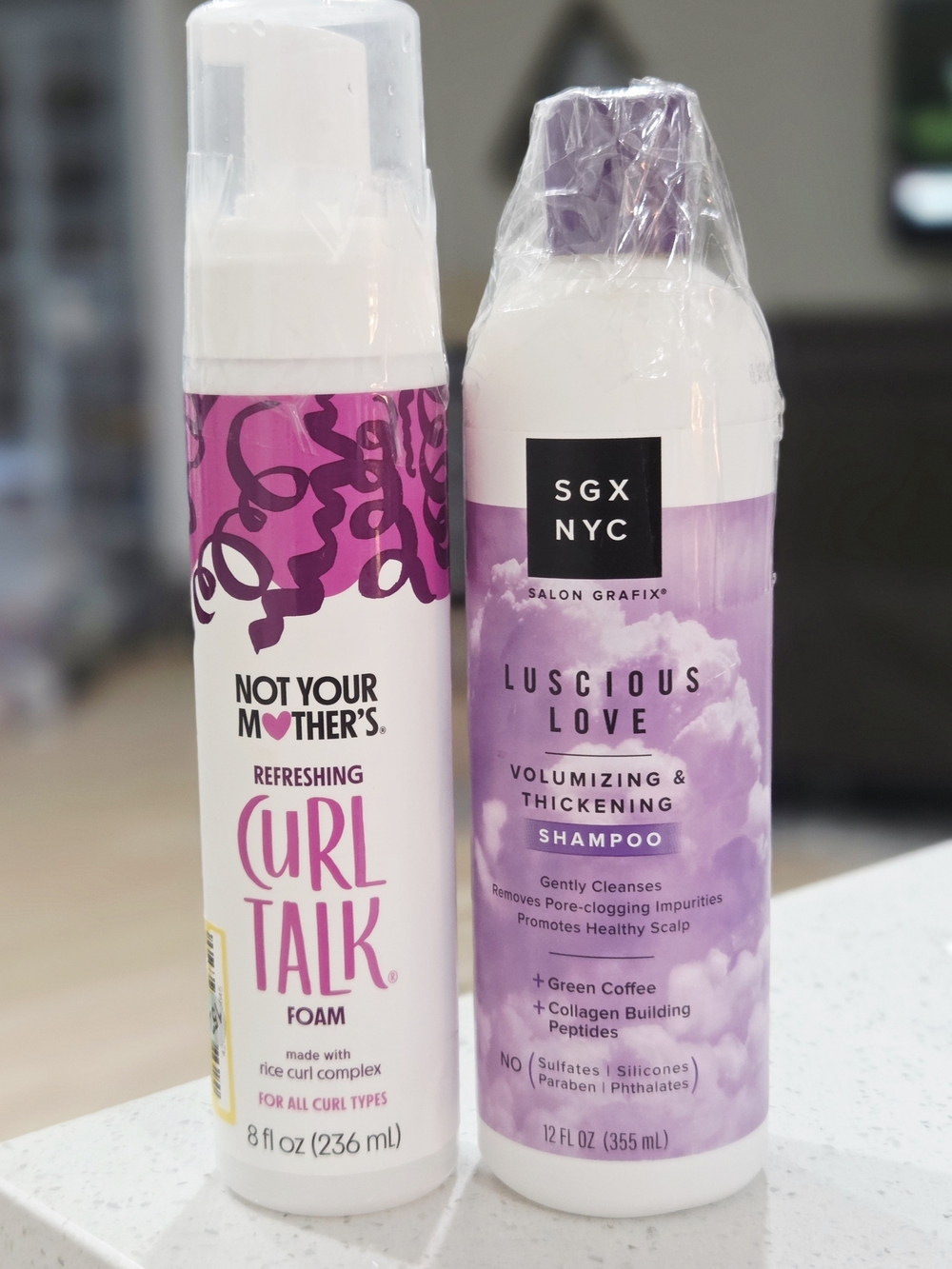 Refreshing Curl Talk Foam - Pink | Gentle Styling Foam SGX/NYC Shampoo Luscious